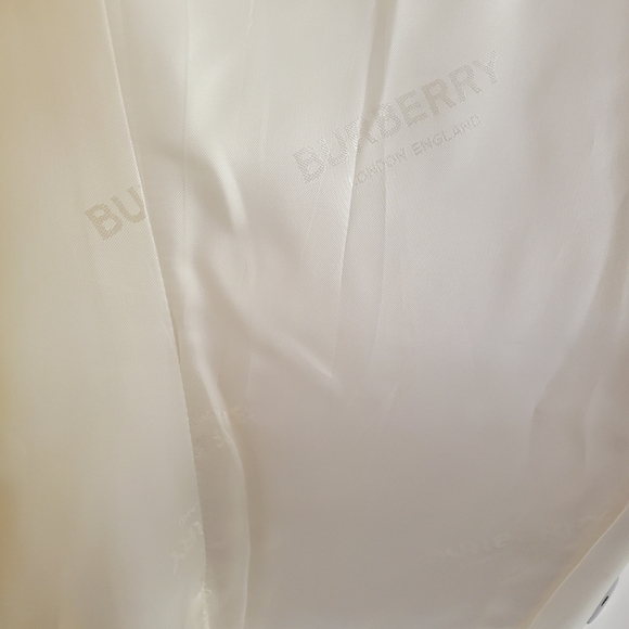 NWT$1,790 BURBERRY Caratown Wool Silk Trim Snap Tuxedo Blazer Jacket Sz 6 Medium - Picture 14 of 16